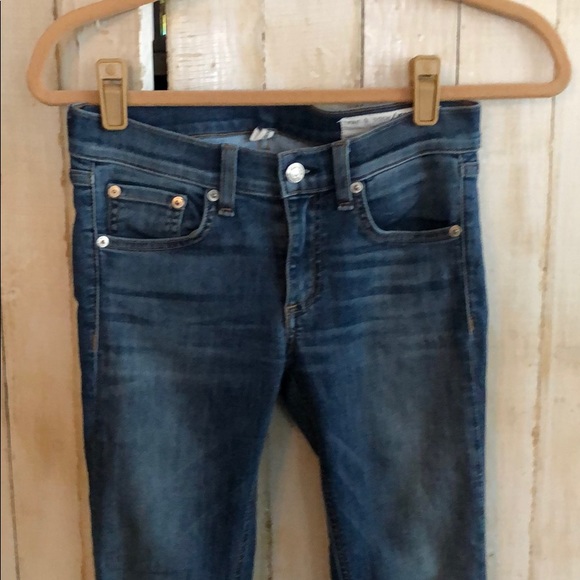 Rag & Bone High Waist Ankle Skinny Jeans - Picture 7 of 8